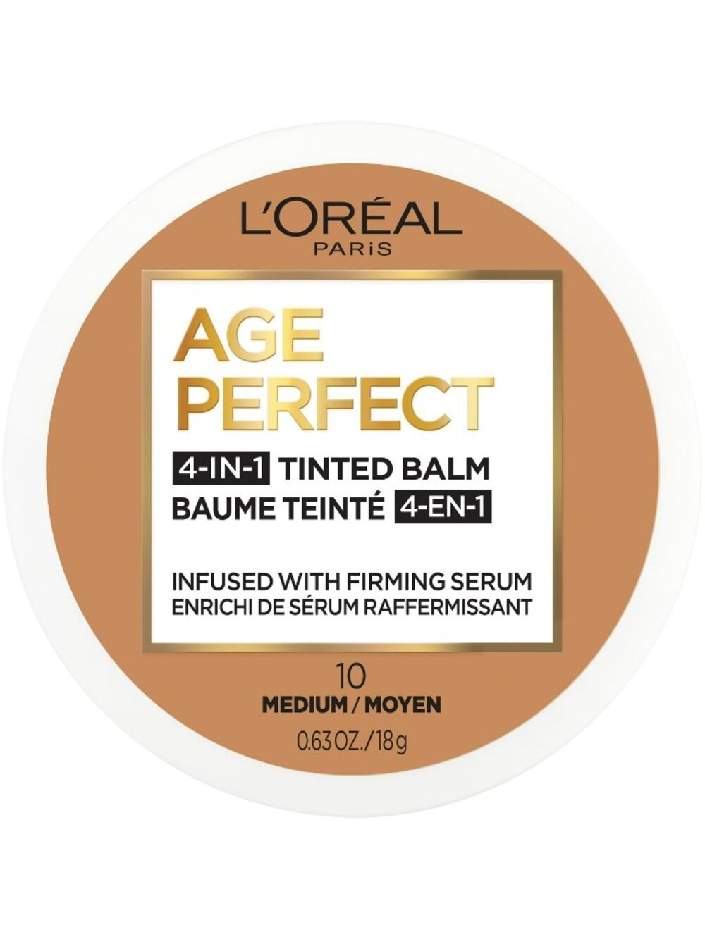 LOréal Paris Age Perfect 4-In-1 Tinted Balm Medium 18g Light To Medium Coverage